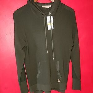 Michael Kors Olive Green Hoodie Sweater